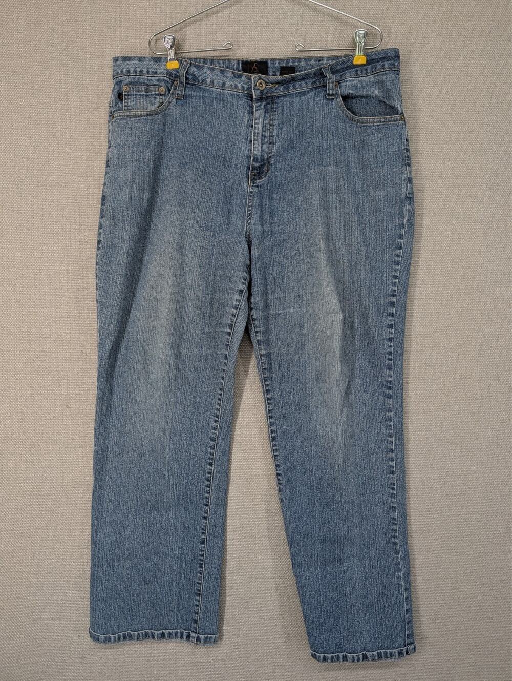 Ashley Stewart Blue Jeans Size 18 Straight -0826H41